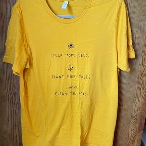 Wholesome Culture Large Bees/Trees/Seas Shirt